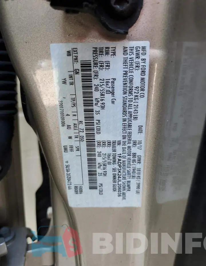 1FADP3K24JL206036 Photo# 12