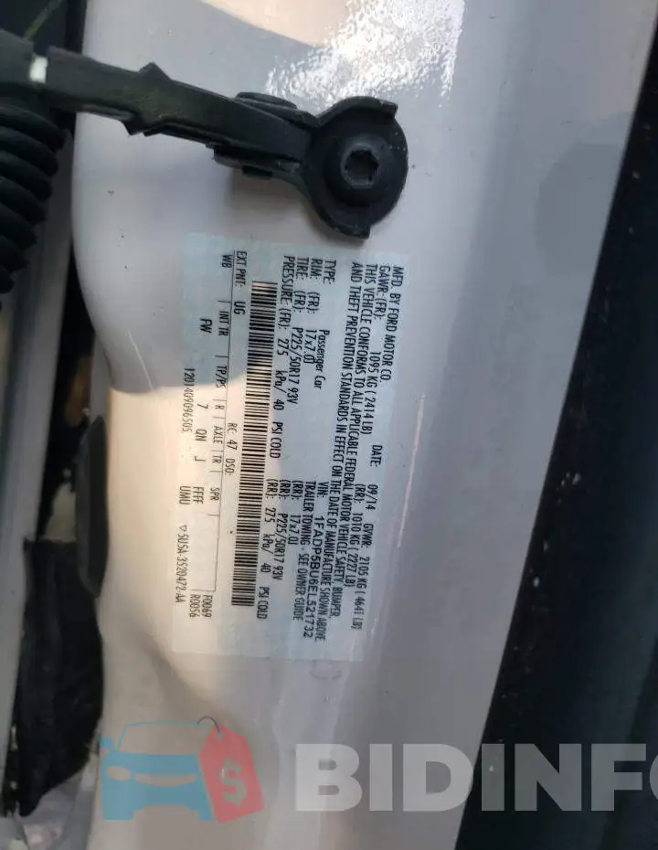 1FADP5BU6EL521732 Photo# 14