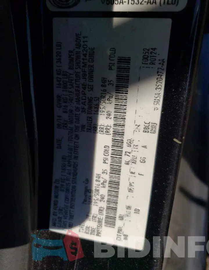 3FADP4EJ9FM142011 Photo# 12