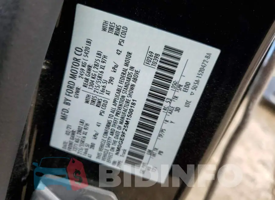 NM0GE9F25M1500181 Photo# 13
