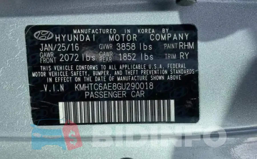 KMHTC6AE8GU290018 Photo# 10