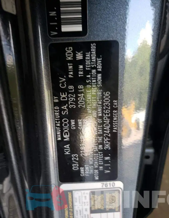 3KPF24AD4PE623006 Photo# 13