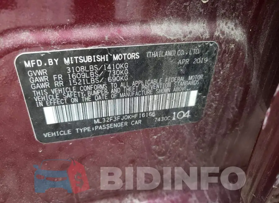 ML32F3FJ0KHF16166 Photo# 12