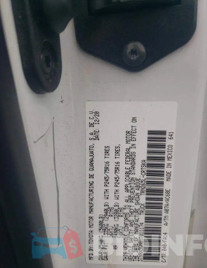 3TYRX5GN8MT011174 Photo# 13