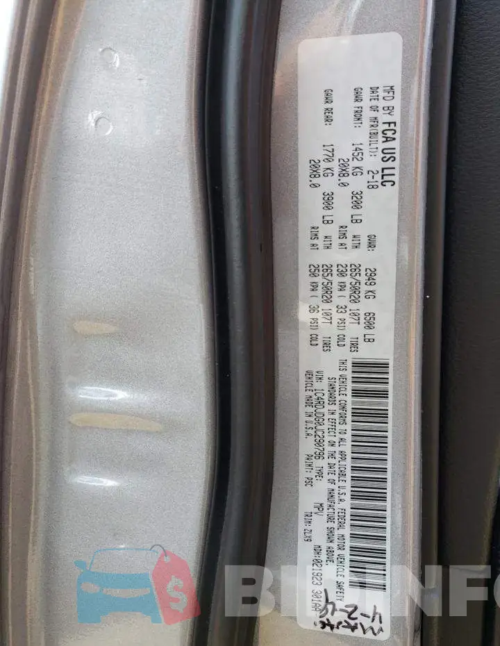 1C4RDJDG0JC290796 Photo# 13