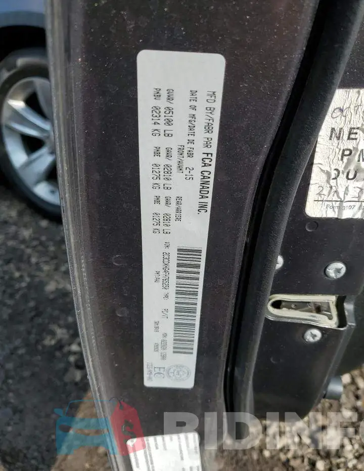 2C3CDXHG4FH765250 Photo# 12