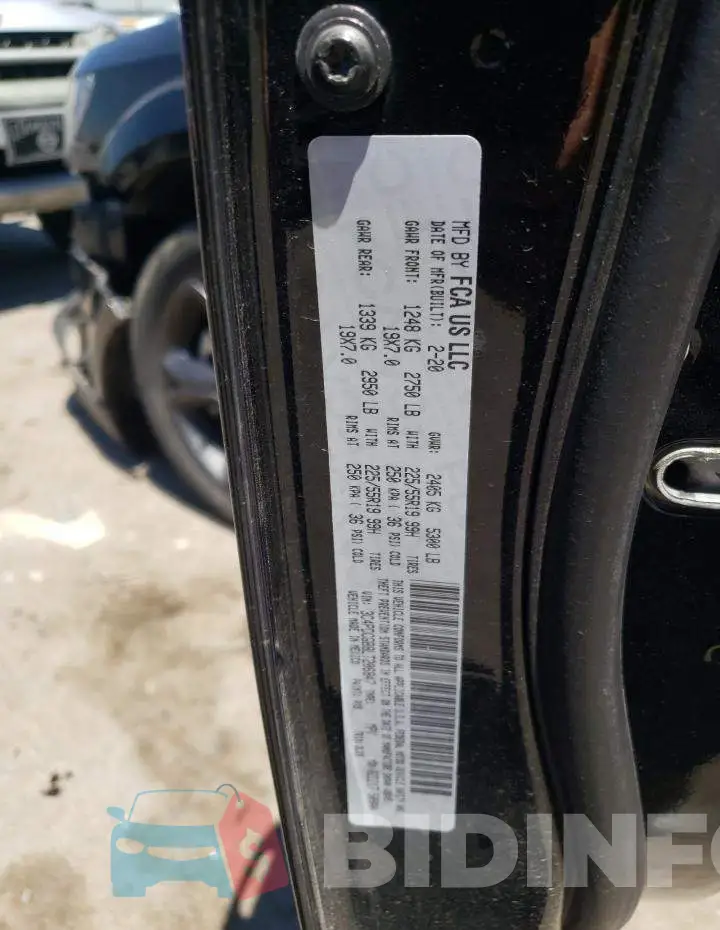 3C4PDCGB8LT206847 Photo# 10