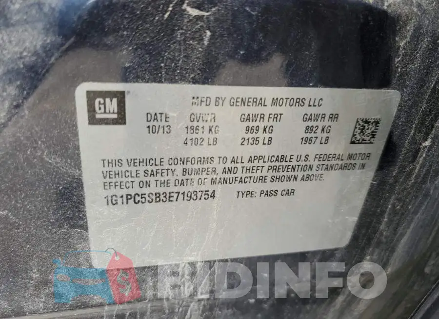 1G1PC5SB3E7193754 Photo# 12