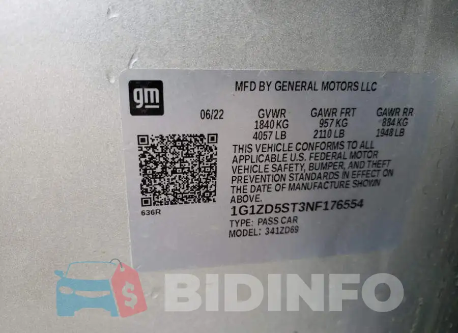 1G1ZD5ST3NF176554 Photo# 13
