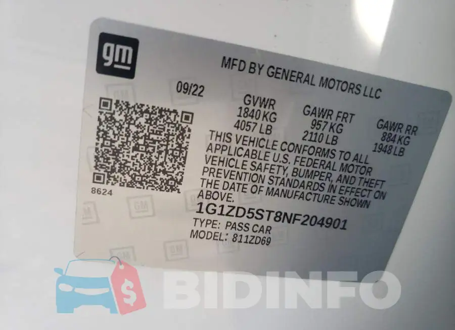 1G1ZD5ST8NF204901 Photo# 12