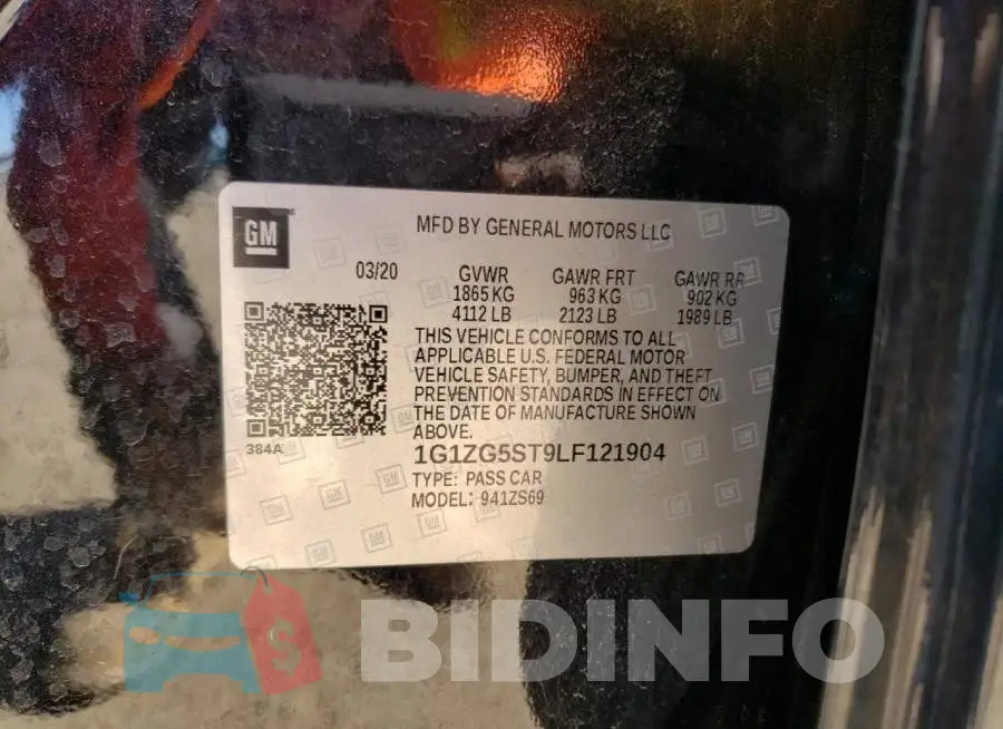 1G1ZG5ST9LF121904 Photo# 12