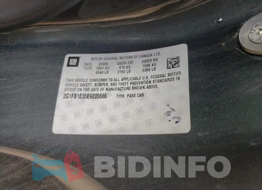 2G1FB1E35E9205686 Photo# 12