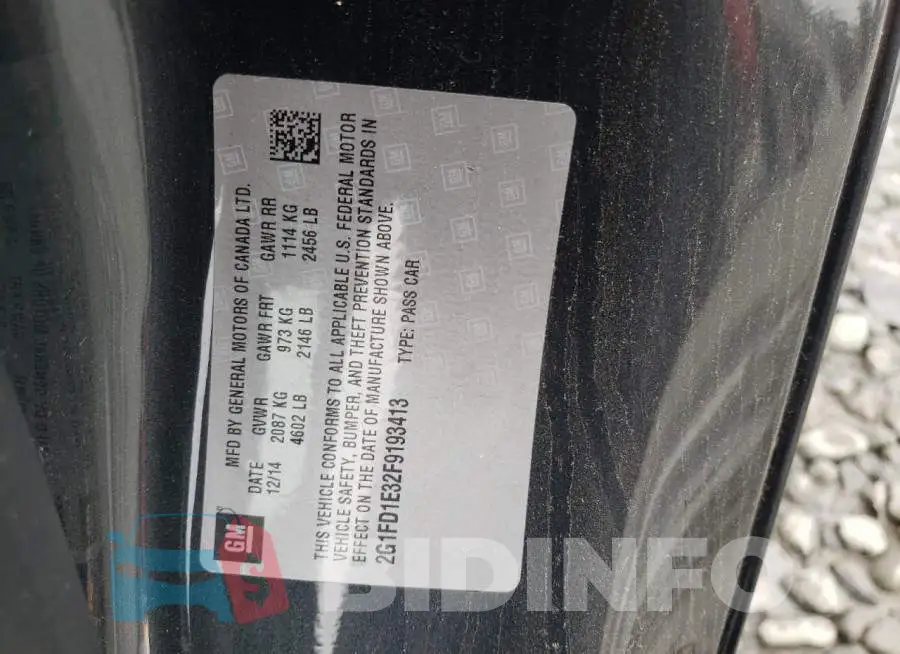 2G1FD1E32F9193413 Photo# 13