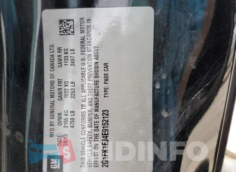 2G1FK1EJ4E9152123 Photo# 13