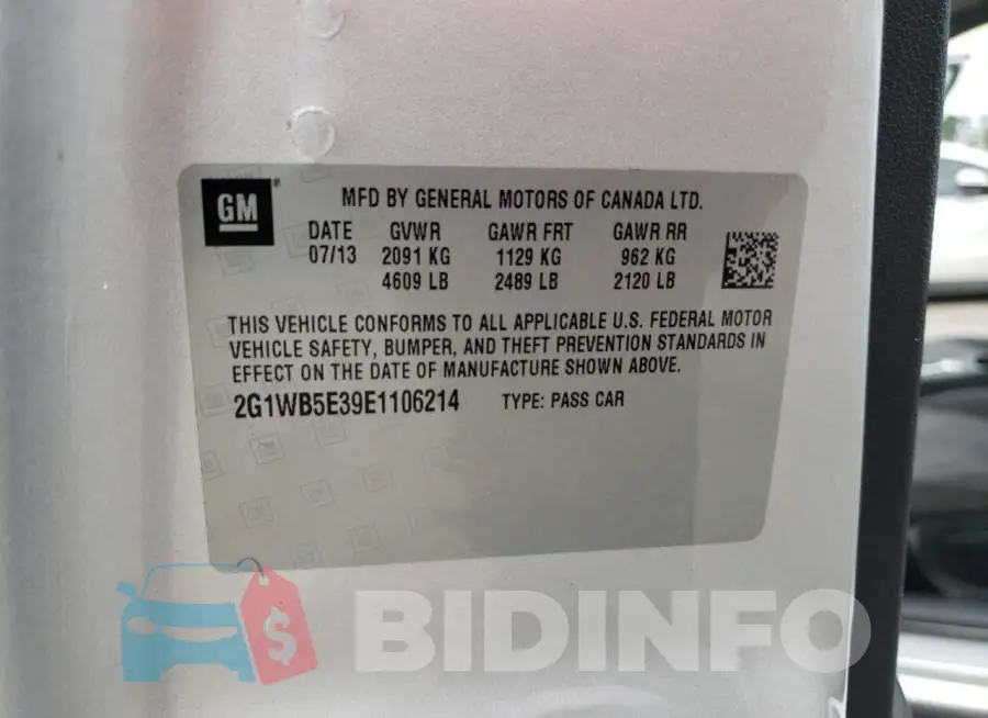 2G1WB5E39E1106214 Photo# 12