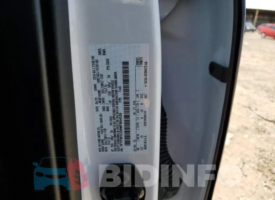 1FTFW1CD9MFB64329 Photo# 12