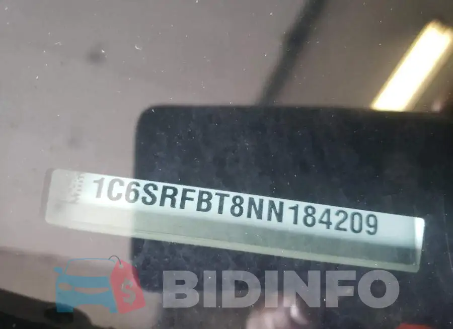 1C6SRFBT8NN184209 Photo# 12