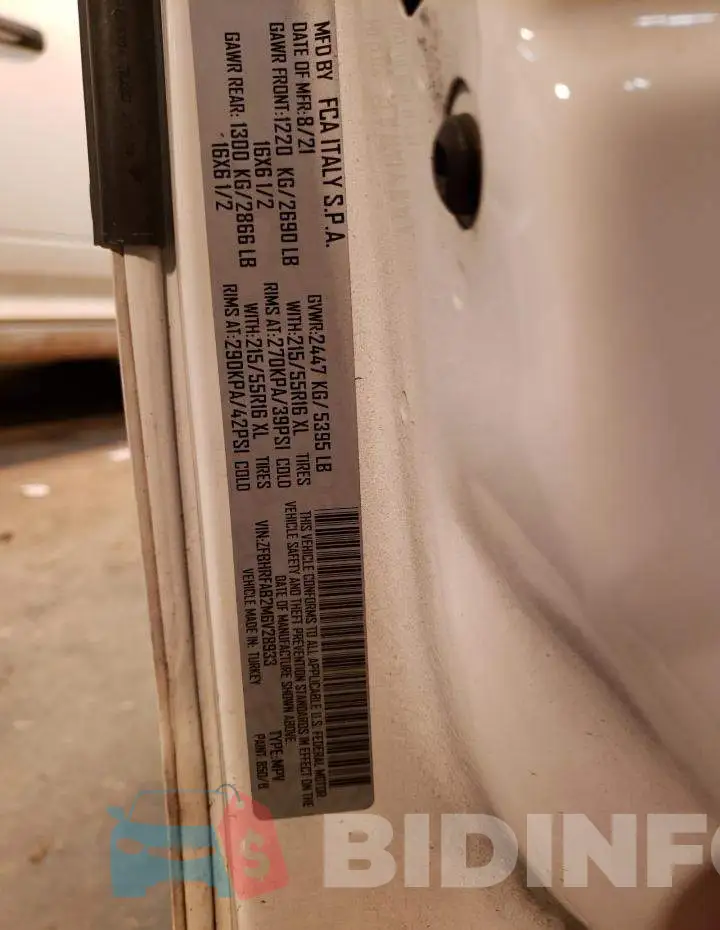ZFBHRFAB2M6V28933 Photo# 13