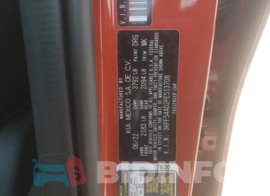 3KPF54AD2PE513708 Photo# 12