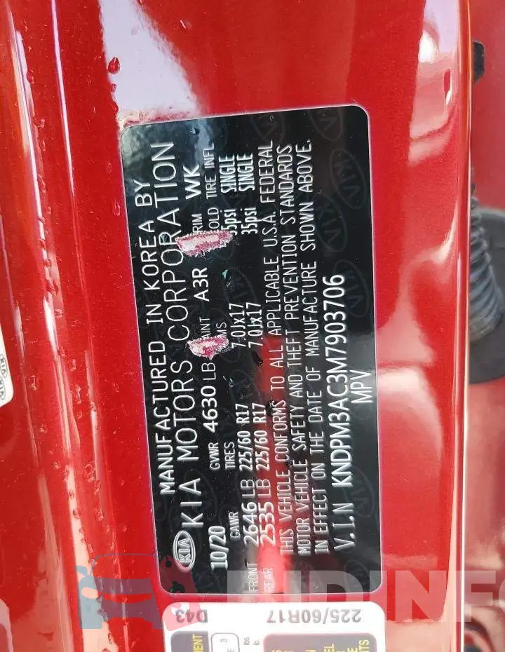 KNDPM3AC3M7903706 Photo# 12