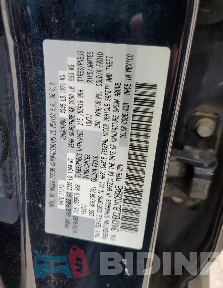 3MVDMBCL6LM106945 Photo# 13