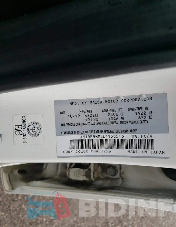 JM1BPBMM3L1153516 Photo# 12