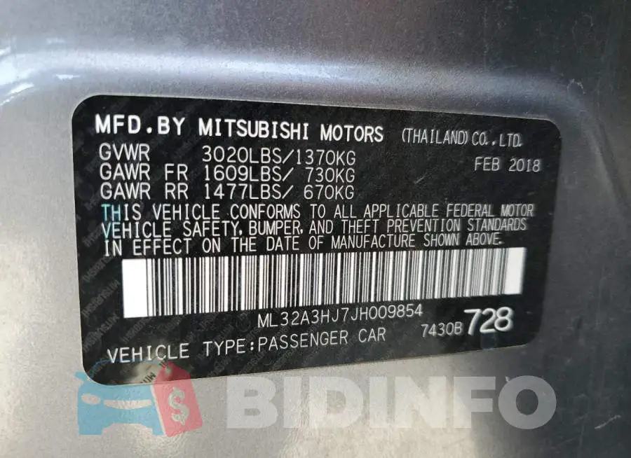 ML32A3HJ7JH009854 Photo# 12