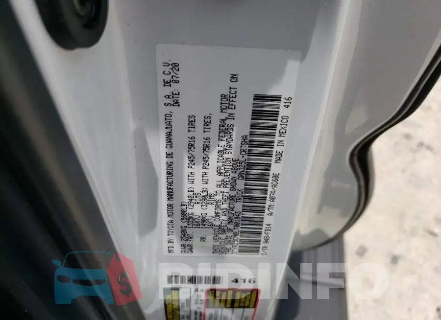 3TYRZ5CN0LT001043 Photo# 12