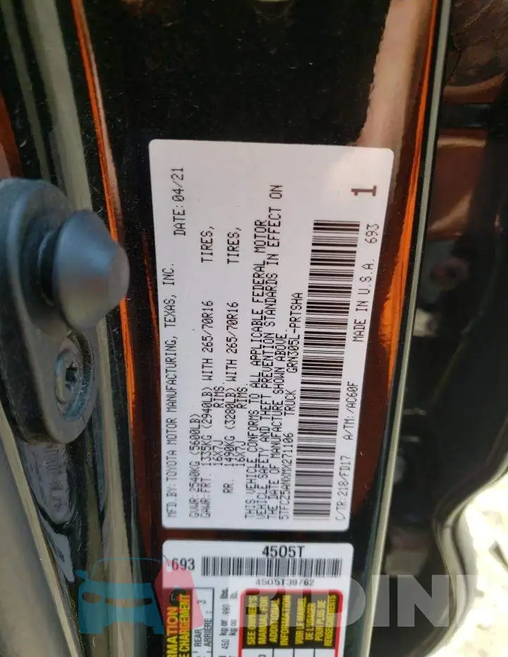 5TFCZ5ANXMX271106 Photo# 12
