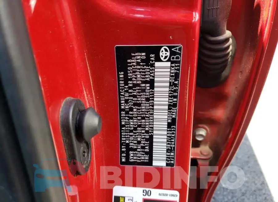 5YFBURHE9FP191112 Photo# 12