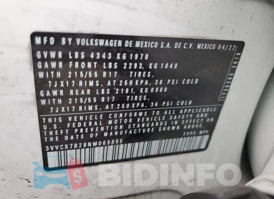 3VVCX7B28NM069895 Photo# 13