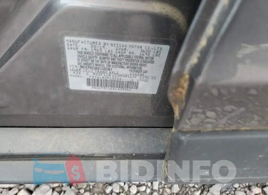 3N1CP5CU6KL532561 Photo# 13