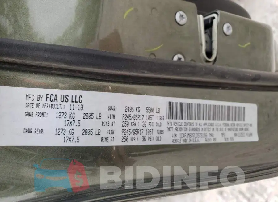 1C4PJMBX7LD573116 Photo# 12