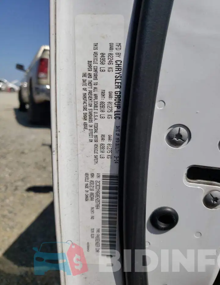 2C3CDYAG0EH257064 Photo# 13