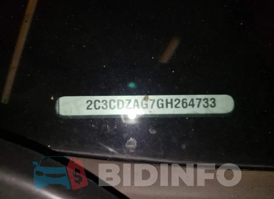 2C3CDZAG7GH264733 Photo# 10