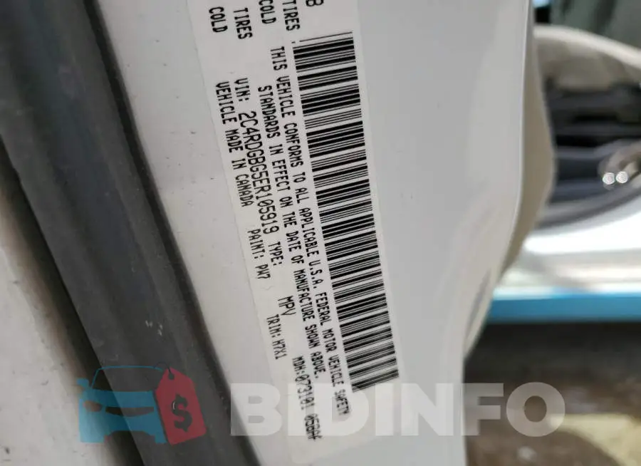2C4RDGBG5ER105919 Photo# 14