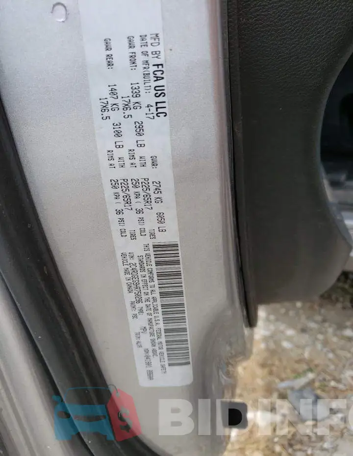 2C4RDGEG9HR750296 Photo# 13