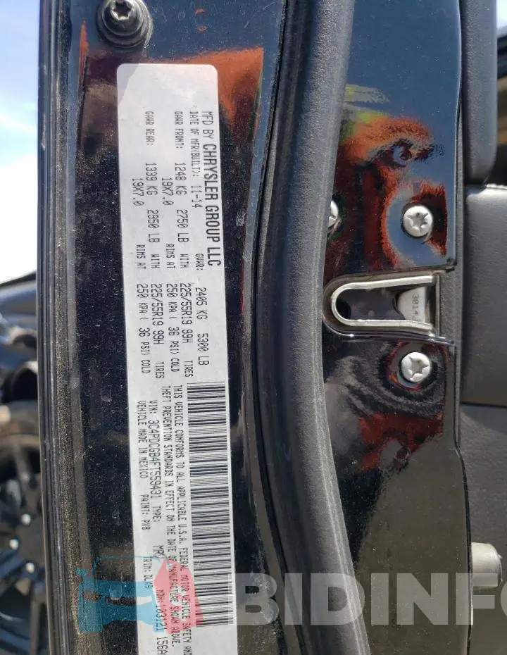 3C4PDCGB4FT559431 Photo# 13