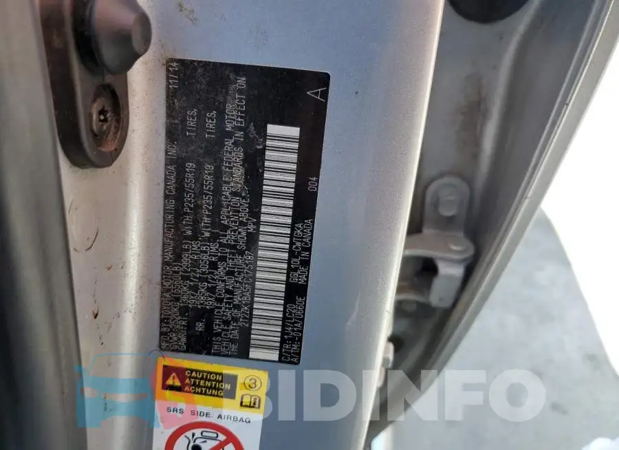 2T2ZK1BA5FC175187 Photo# 12