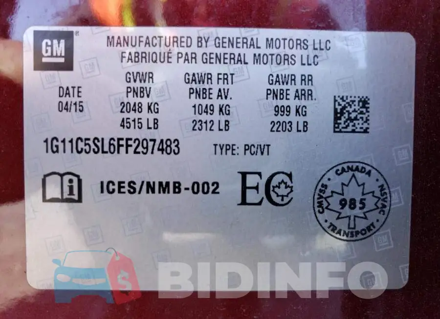 1G11C5SL6FF297483 Photo# 13