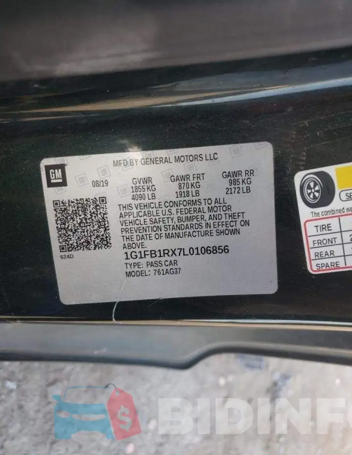 1G1FB1RX7L0106856 Photo# 13
