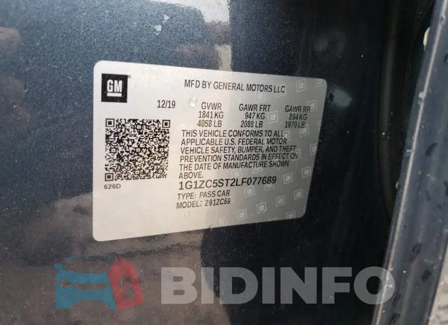 1G1ZC5ST2LF077689 Photo# 12