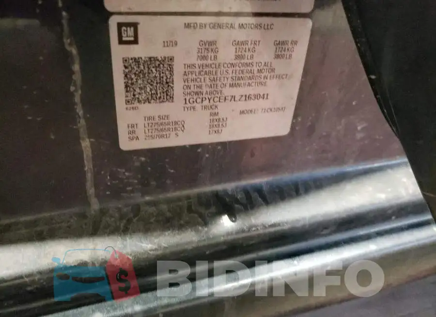 1GCPYCEF7LZ163041 Photo# 12