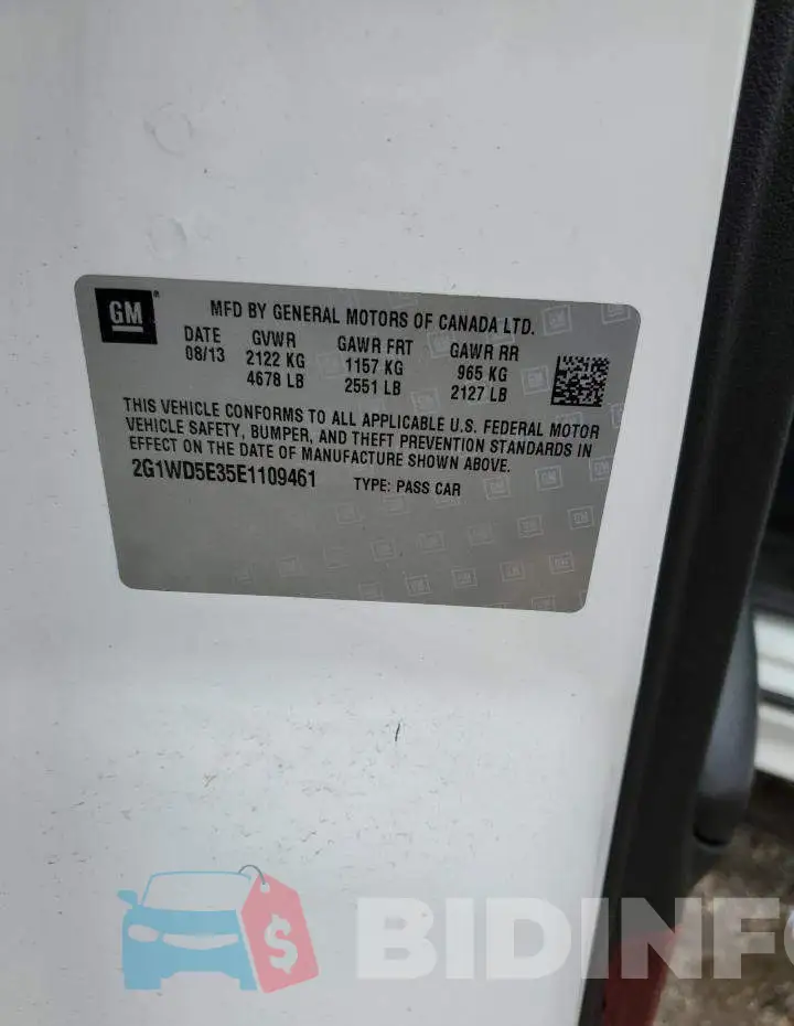 2G1WD5E35E1109461 Photo# 12