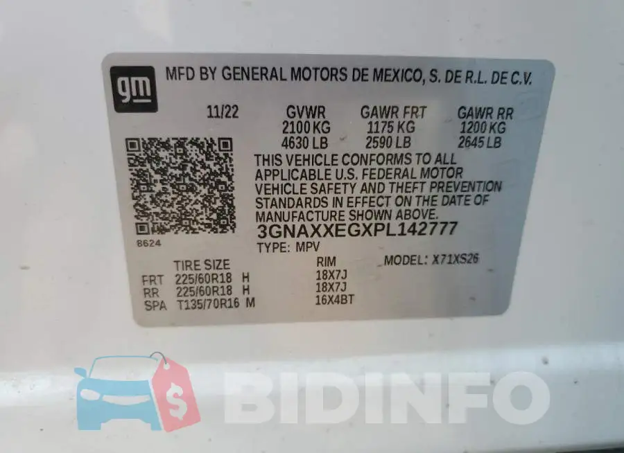 3GNAXXEGXPL142777 Photo# 14