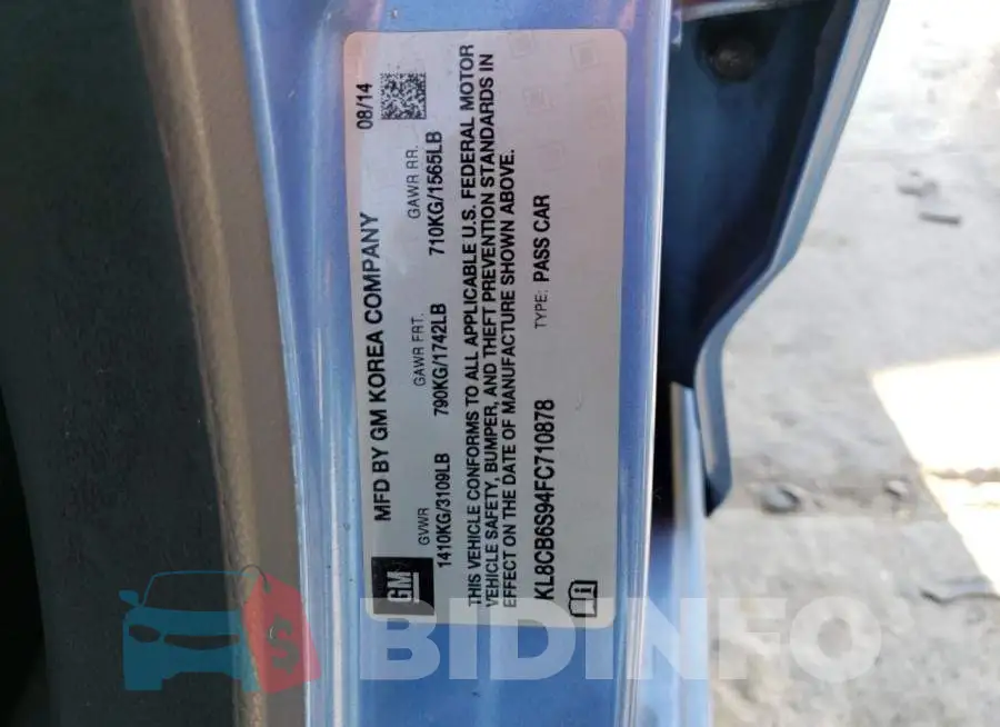 KL8CB6S94FC710878 Photo# 12