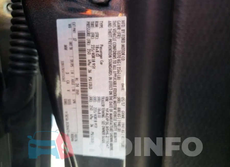 1FADP3L95HL275047 Photo# 13