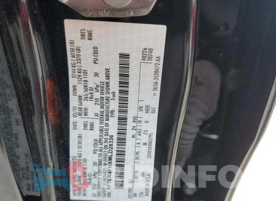 1FTER4FHXMLD28336 Photo# 12