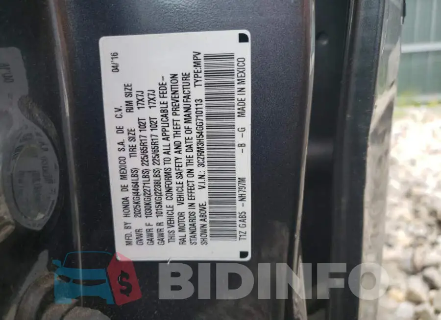 3CZRM3H54GG710113 Photo# 13
