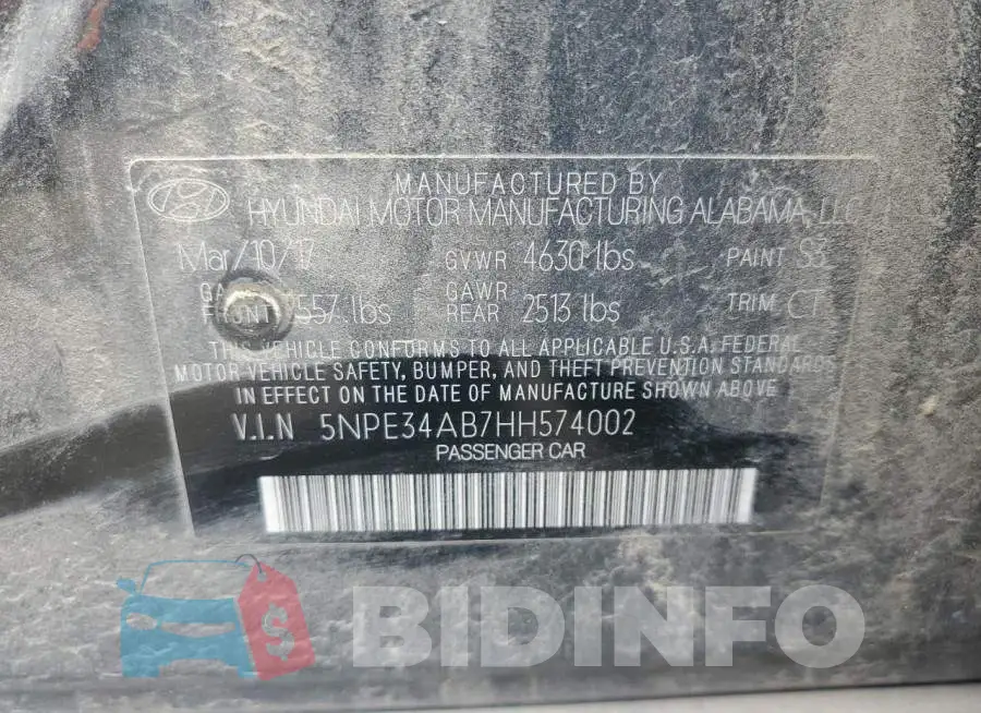 5NPE34AB7HH574002 Photo# 12